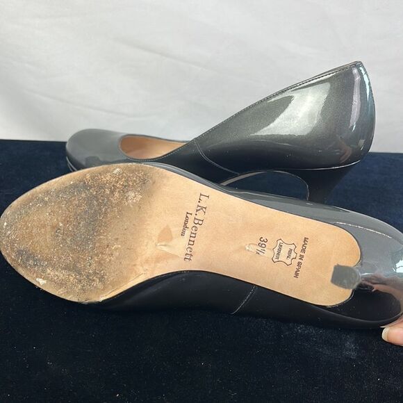 L.K. Bennett Pewter Pumps - Picture 7 of 10